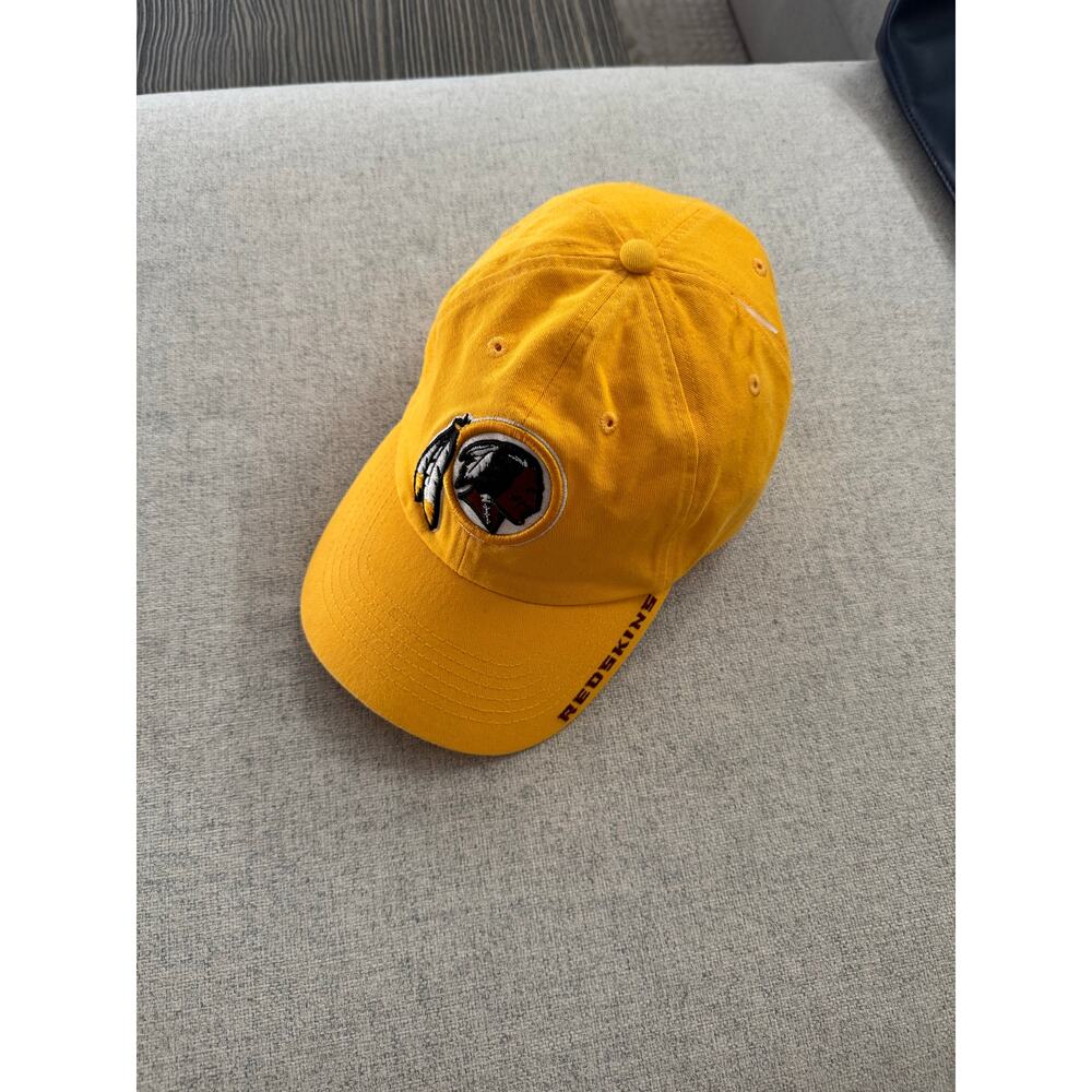 Vintage Redskins Adjustable NFL Yellow Baseball Hat